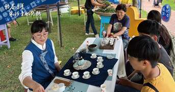 茶席體驗_圖片取自於新北市客家局FB