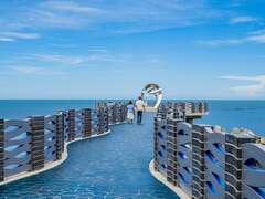 芝蘭公園旁的海上觀景平台_圖片取自於新北市三芝區公所FB