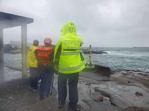 新北市水域安全巡查小组巡查瑞芳一带