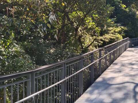 十分友善步道以平缓的坡道取代阶梯，让民众能更轻易接触大自然。