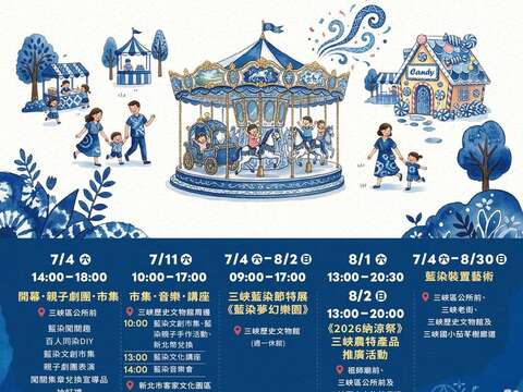 活動內容_圖片取自2026三峽藍染節 FB