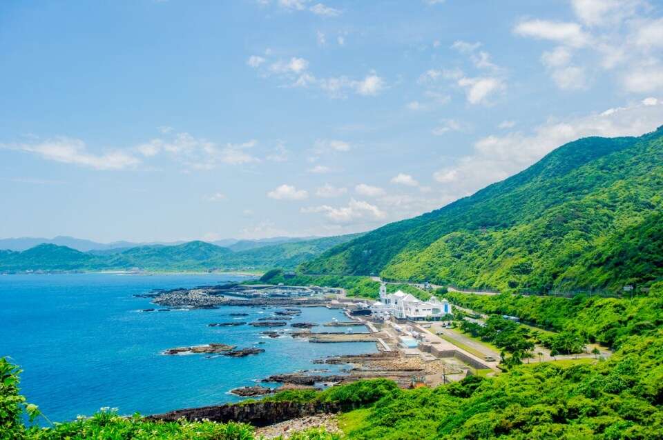 View of Long Dong, Taiwan looking south.