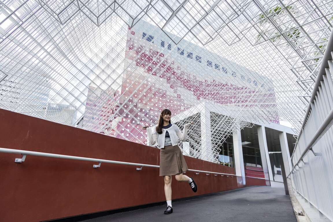 國家檔案館戶外裝置藝術-以霧為景