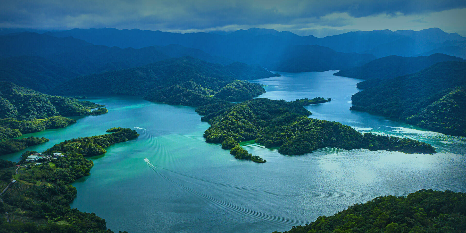遠眺千島湖