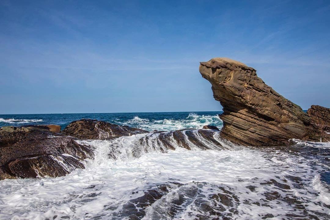 Waves crashing on the shore and the sound it makes, how vast and satisfying!