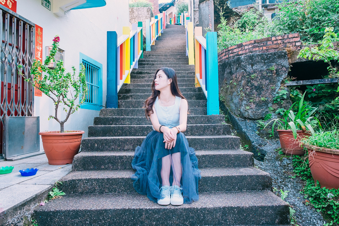 산속에 숨겨진 무지개길참 은밀한 곳이네요！