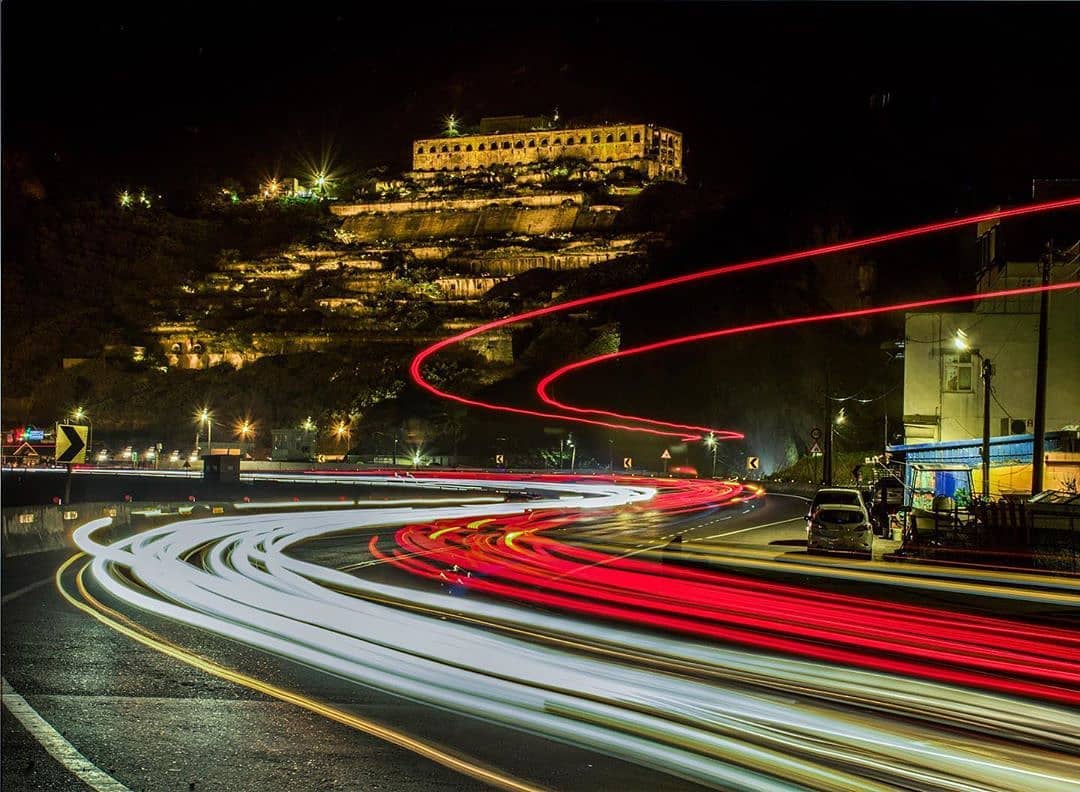 It’s always particularly dazzling at night.