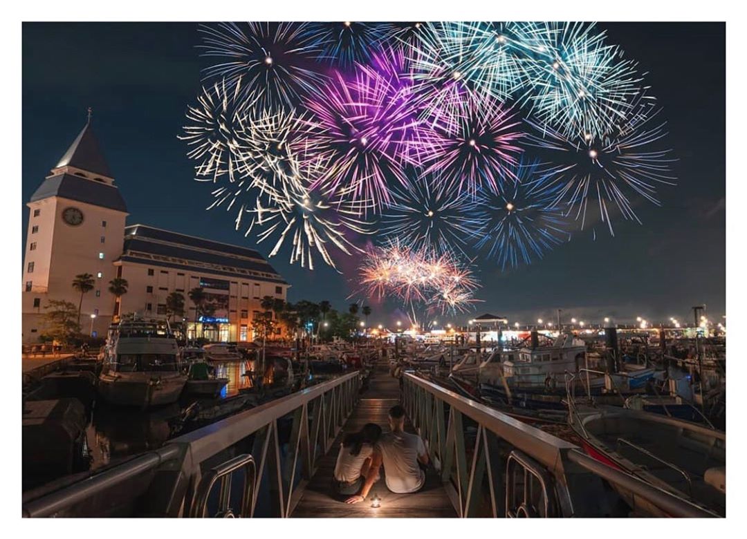 由於颱風外圍環流影響，今晚煙火將延期施放唷！