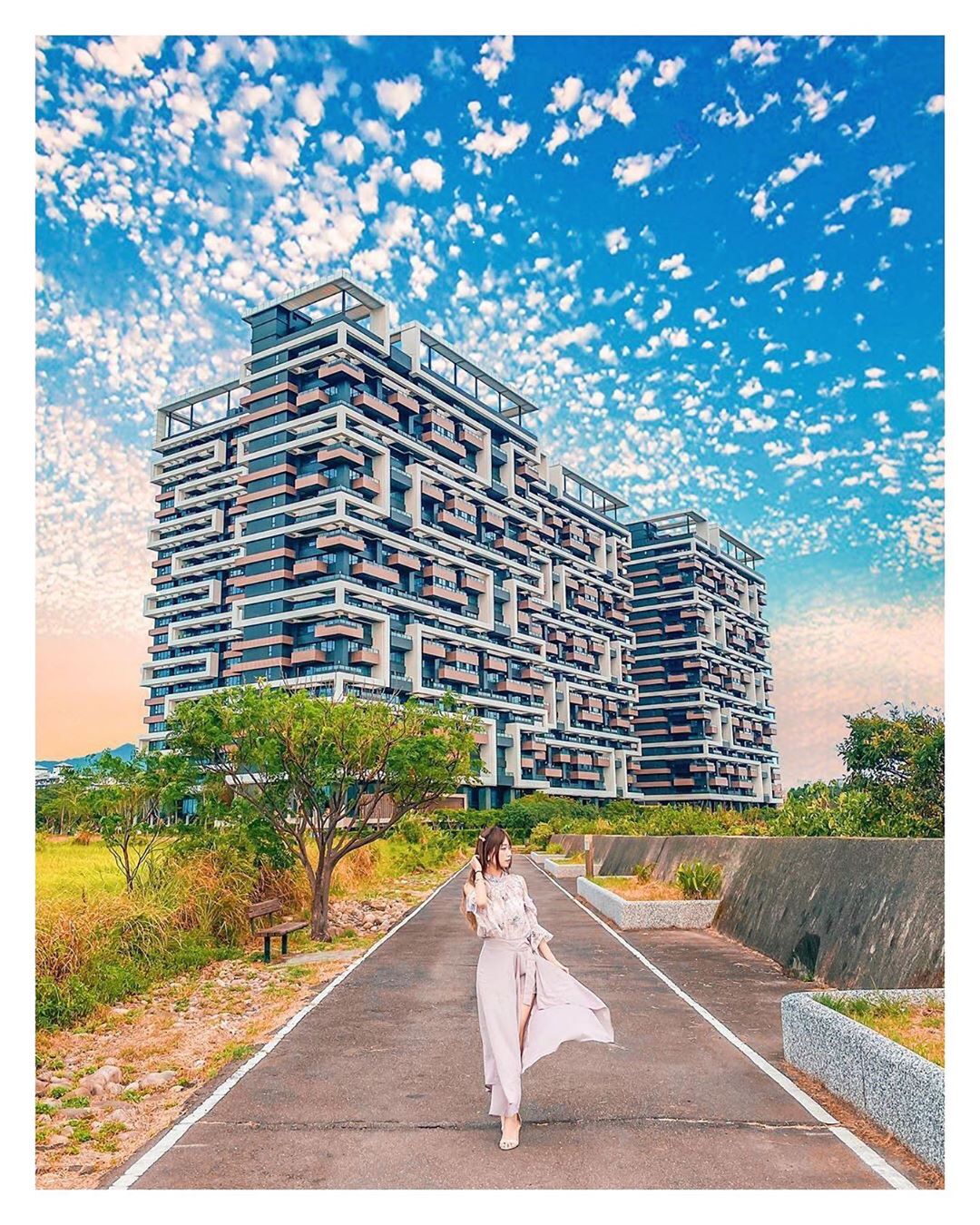 今天的雲看起來特別活潑