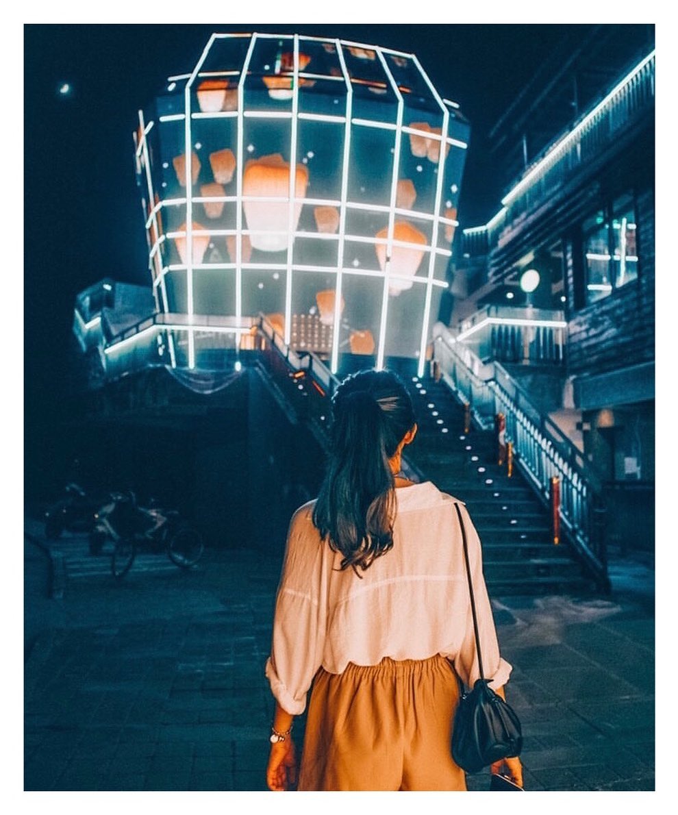 人們寄託思念的天燈，是充滿著希望及夢想。