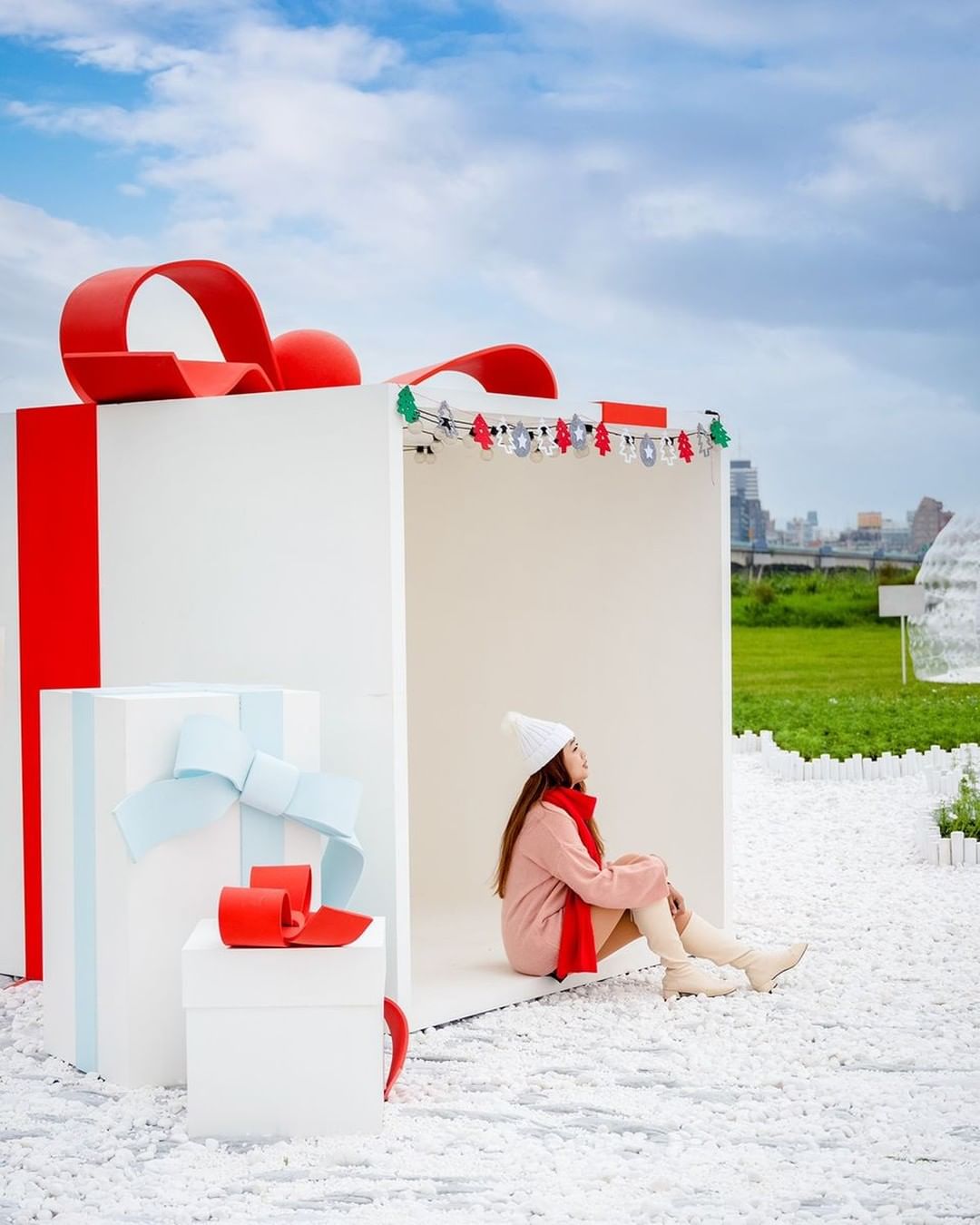 太可愛啦！鴨鴨竟然披上了雪白的新裝！