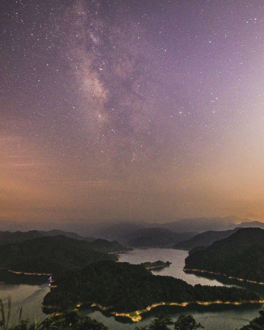 石碇鱷魚島位於翡翠水庫集水區，視野好的時候賞夏季銀河超壯觀~