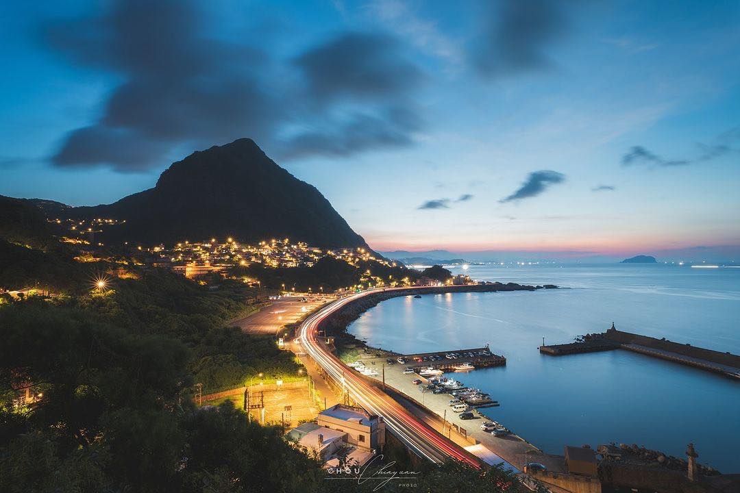 水湳洞獨有的C型彎，不管是夕陽還是日出美景都別有風味