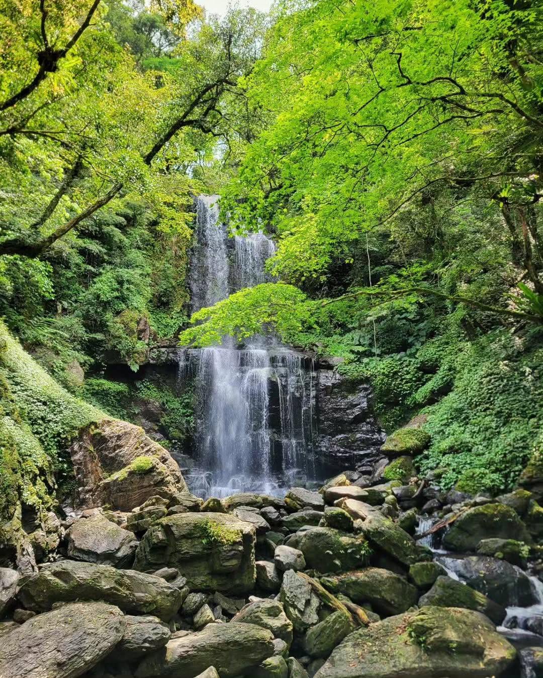 雲森瀑布位於三峽熊空地區，是雲心和森山兩座瀑布的合稱