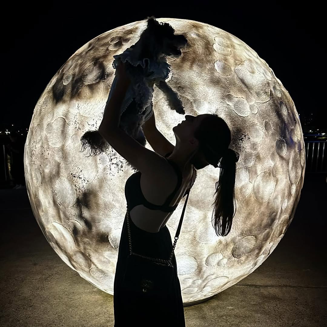 愛的剪影，就該拍在最浪漫的月光下