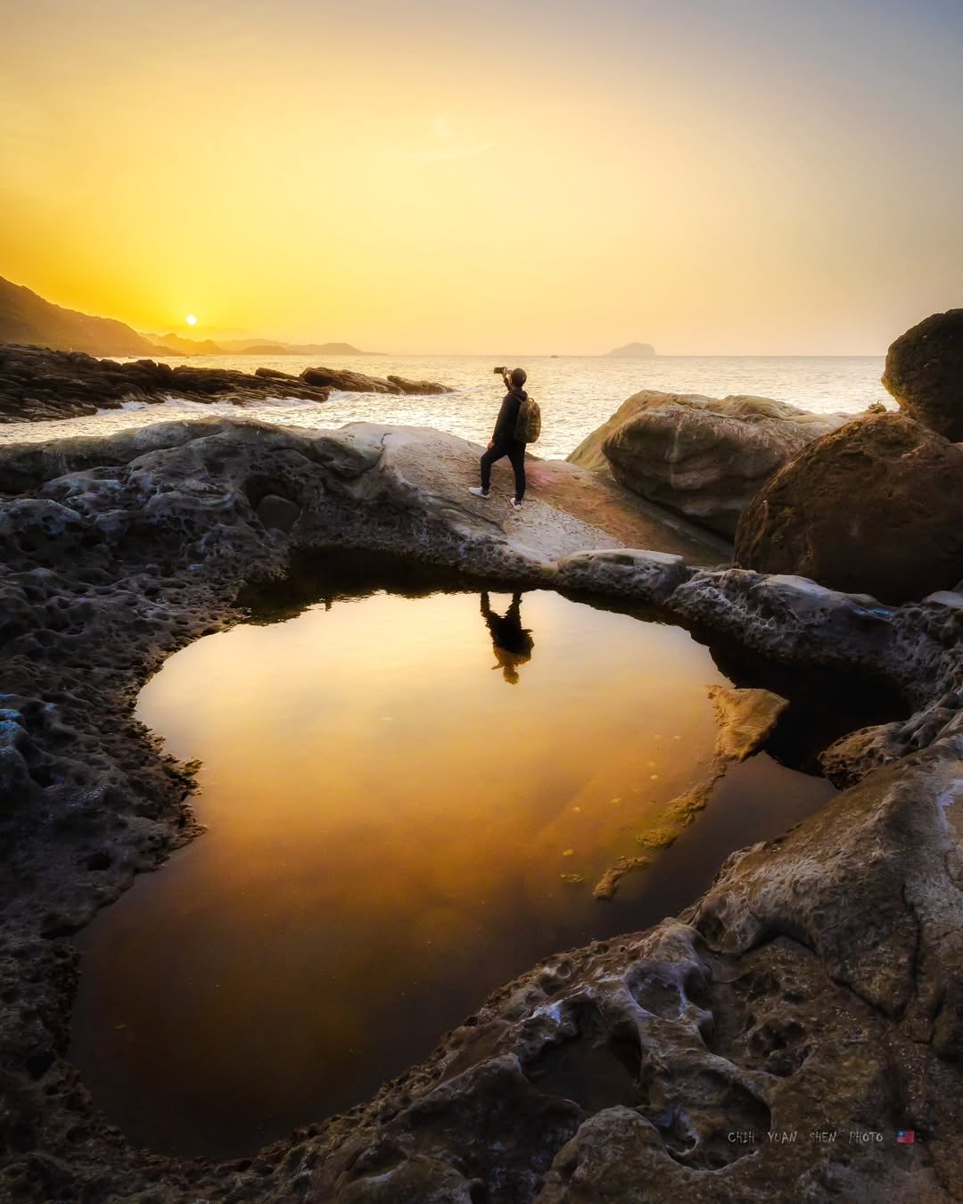 「#東北角愛心池」限定畫面超浪漫
