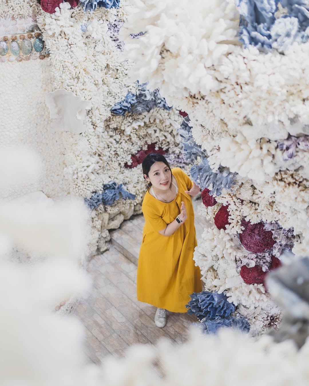 全台唯一以珊瑚與貝殼打造的廟宇