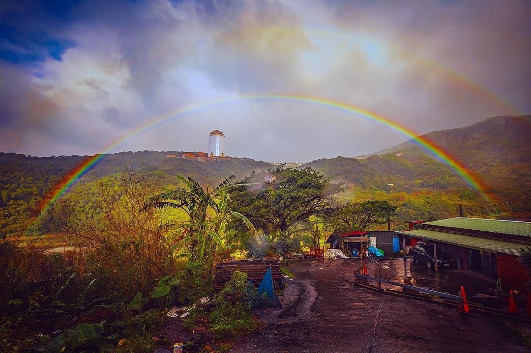 好美麗的雙彩虹  