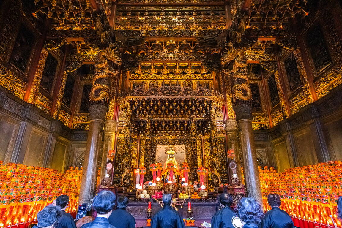 富麗堂皇富有宗教藝術色彩的三峽清水祖師廟