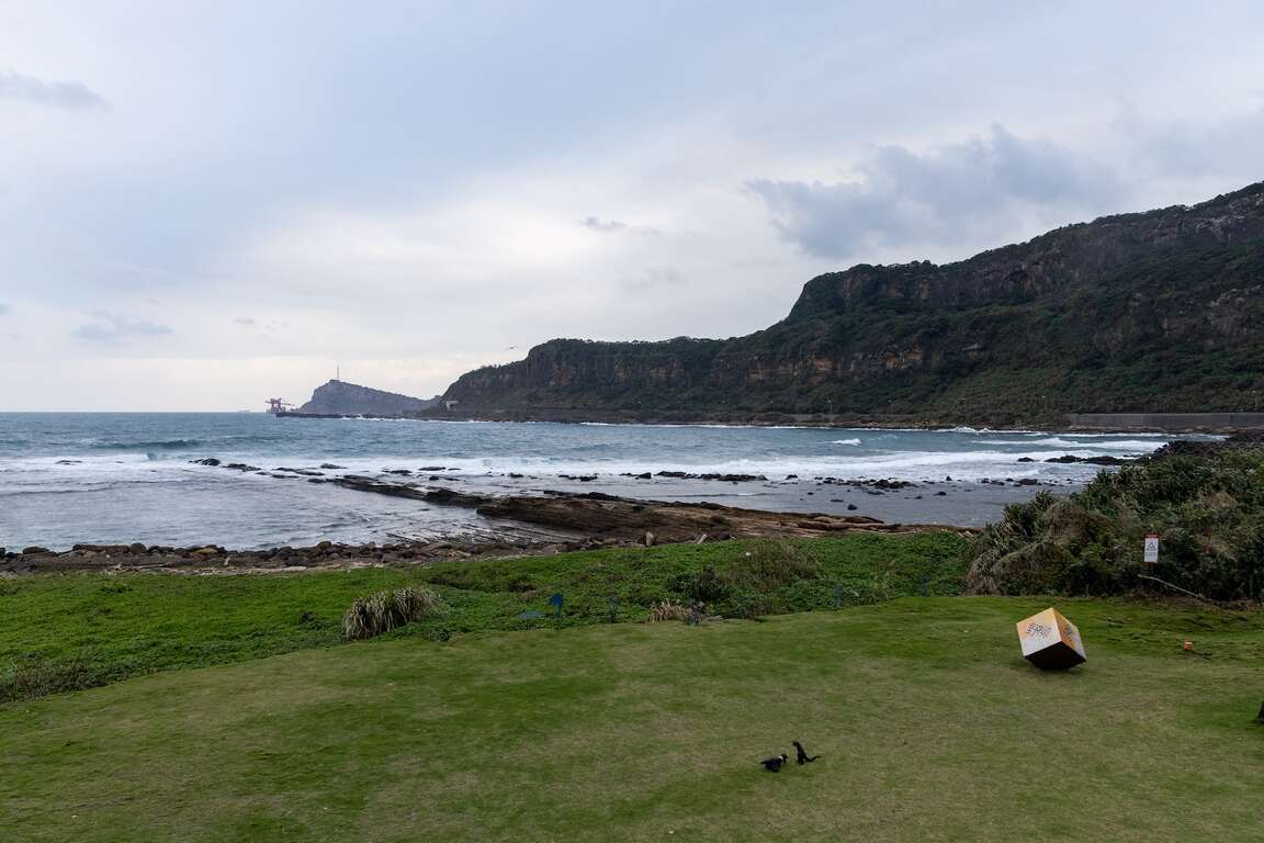山海芳園眺望野柳岬