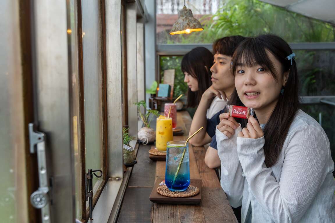 九份微光森林咖啡廳2樓座位區