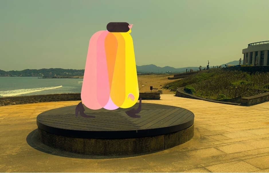 裝置藝術示意圖2-潮身 曦步Walks in Light_0