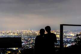 樹林大同山欣賞城市夜景