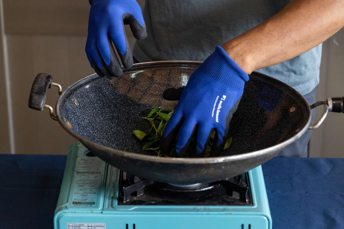 茶葉炒菁