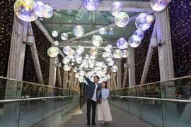 2025新北耶誕城天橋裝飾