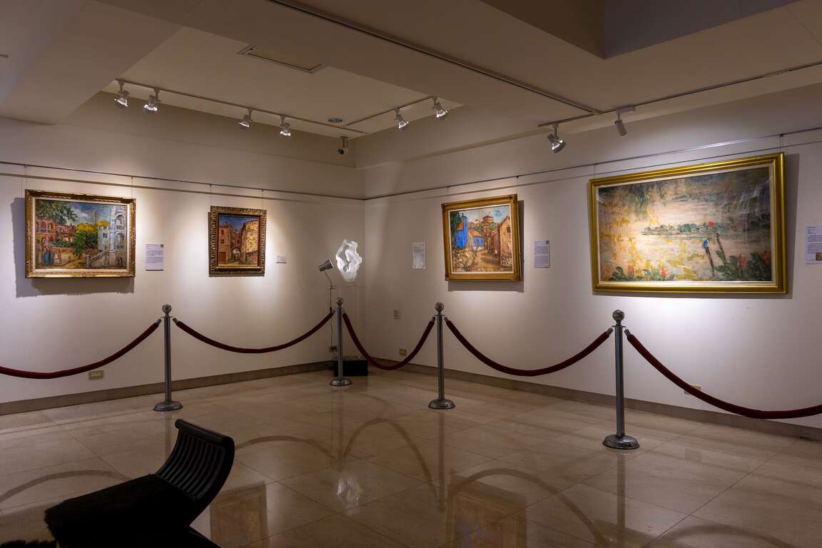 杨三郎美术馆-风景画展区