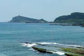 金山远眺野柳岬