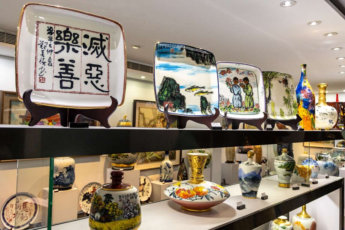 臺華窯瓷器展示區