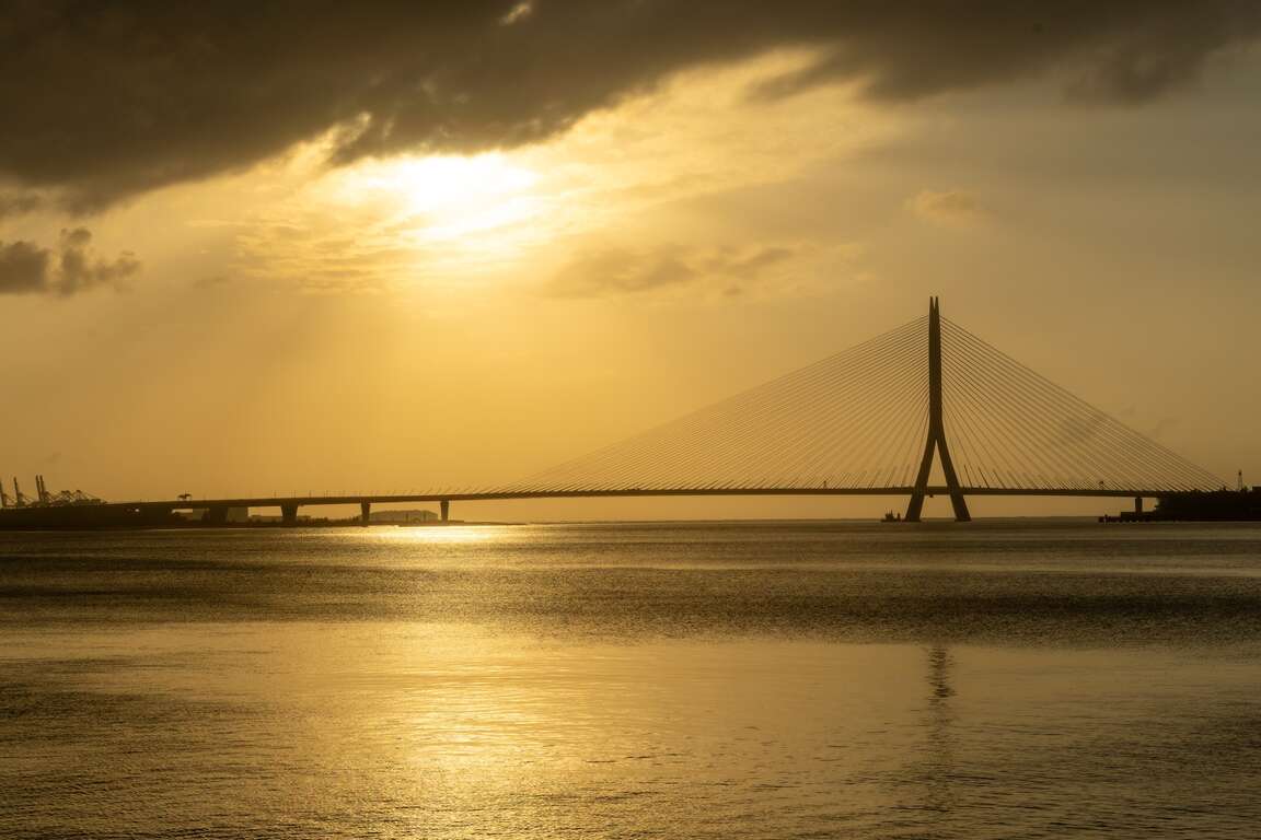 淡海夕照