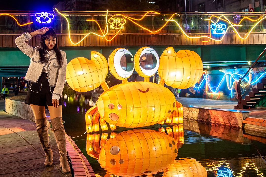 #中港大排光雕展 今天開展啦！