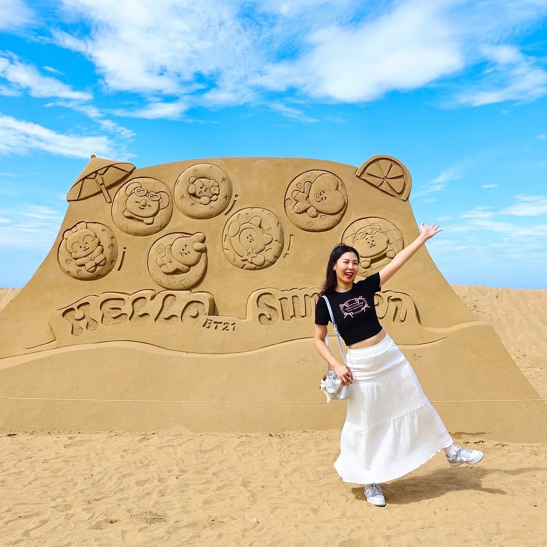 #福隆國際沙雕藝術季 現正開展中🌴🏖️💛