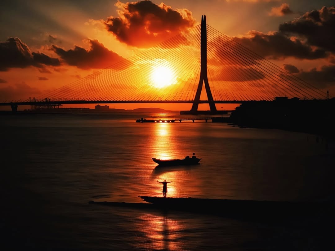 是未來的地標，也是最浪漫的日落約會點🌅