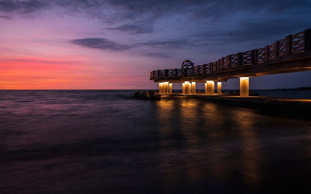 水藍色長廊在三芝淺水灣🌊
